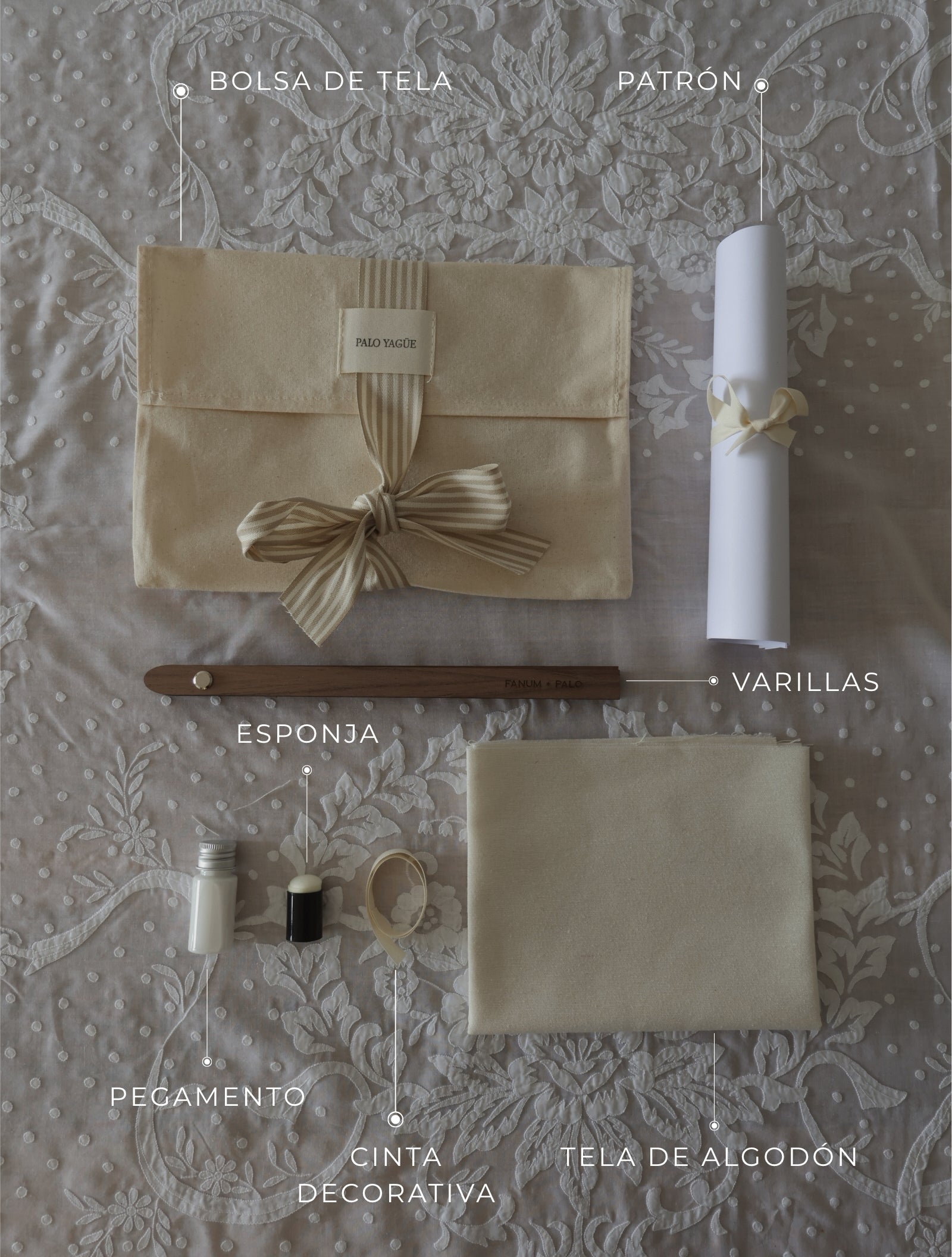 Kit para hacer un abanico