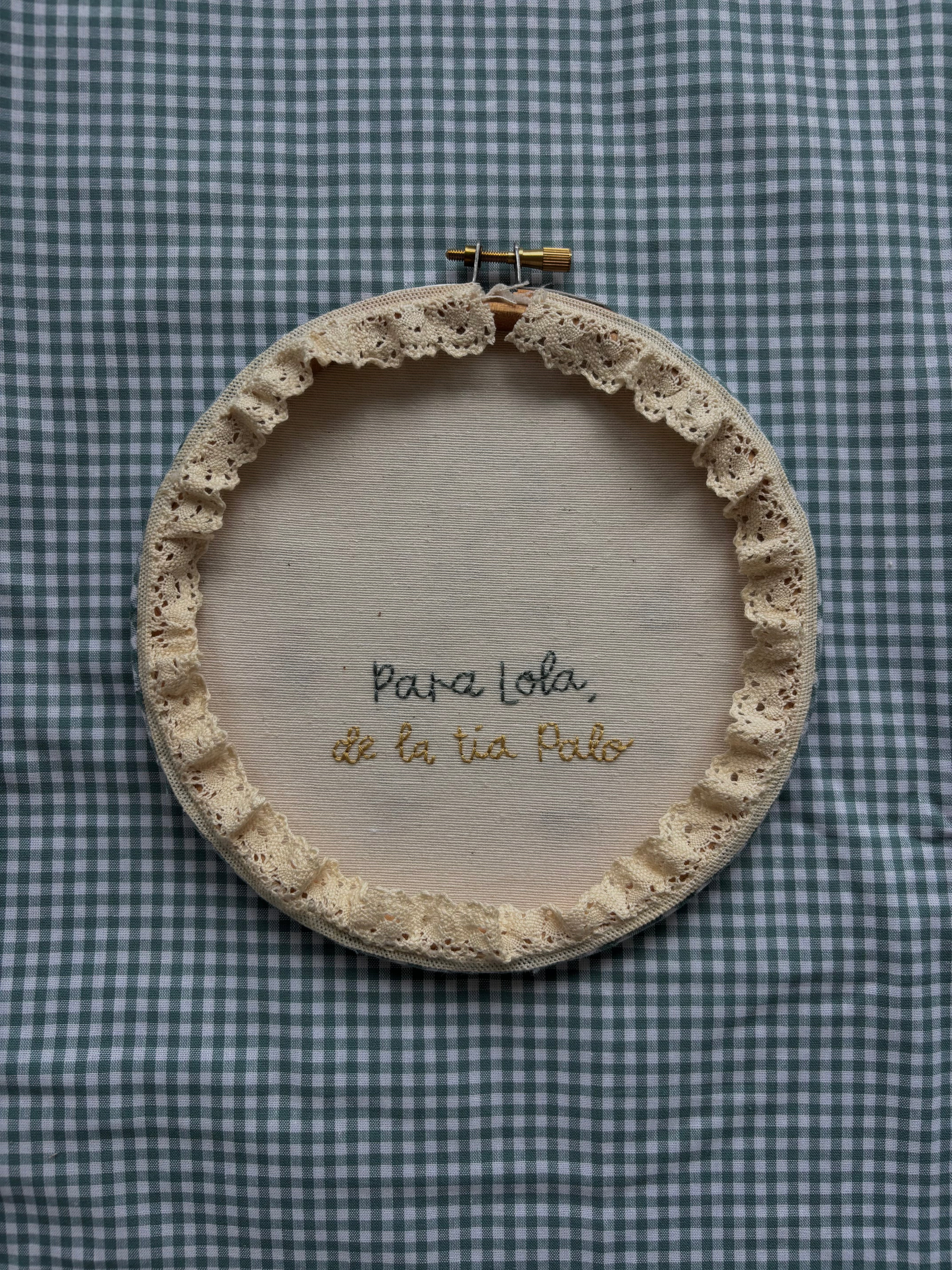 Plantilla de bordado - Virgencita